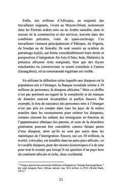 Le mythe des diasporas africaines