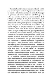 Retrouver le sens du commun