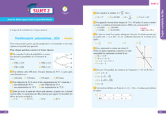 Annales Objectif BAC 2026 - Maths 1re générale  - sujets et corrigés