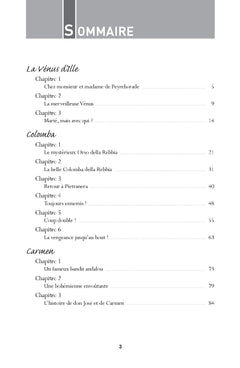 LFF - Nouvelles : La Vénus d'Ille, Carmen, Colomba (B1)