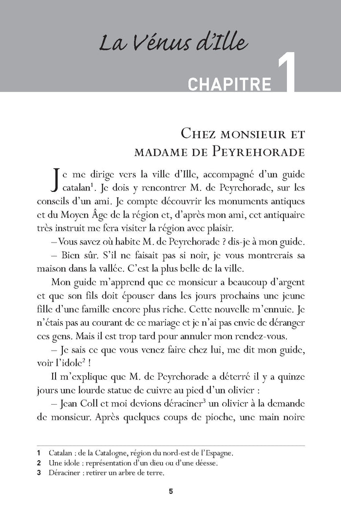 LFF - Nouvelles : La Vénus d'Ille, Carmen, Colomba (B1)