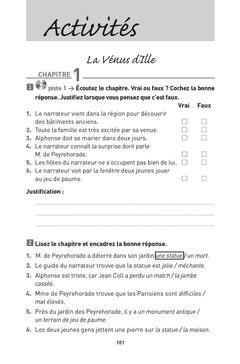 LFF - Nouvelles : La Vénus d'Ille, Carmen, Colomba (B1)