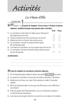LFF - Nouvelles : La Vénus d'Ille, Carmen, Colomba (B1)