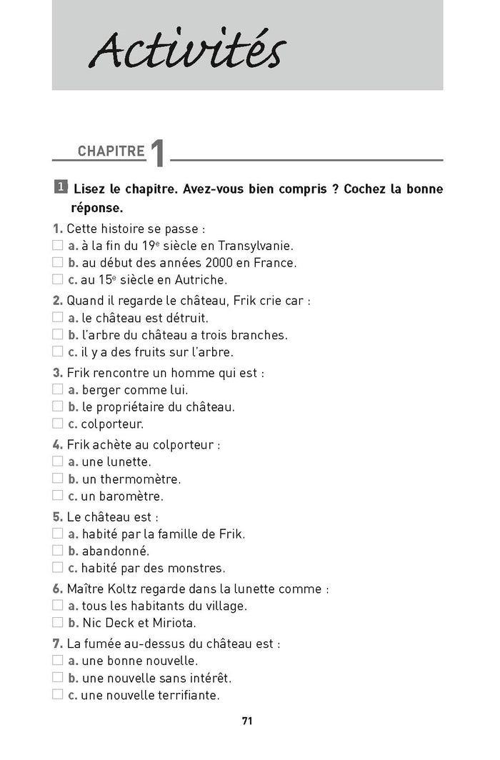 Le château des Carpathes