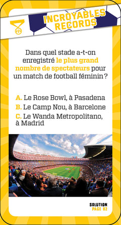 Quiz spécial foot