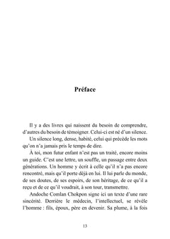 À toi, mon futur enfant