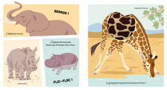 Mon imagier tout doux - La savane