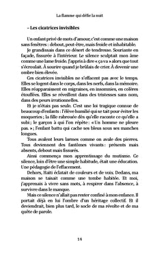 La flamme qui défie la nuit