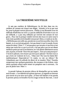 Le Sauteur d'apocalypses