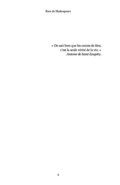 Rien de Shakespeare