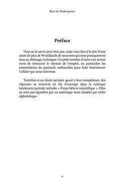 Rien de Shakespeare