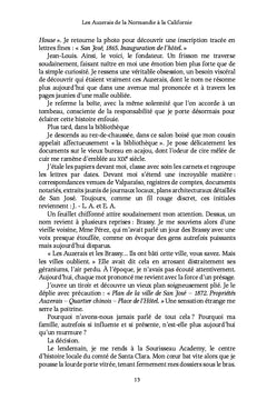 Les Auzerais de la Normandie à la Californie