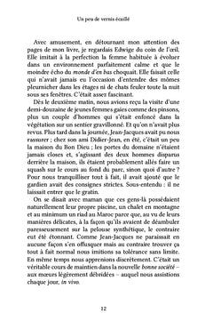 Un peu de vernis écaillé
