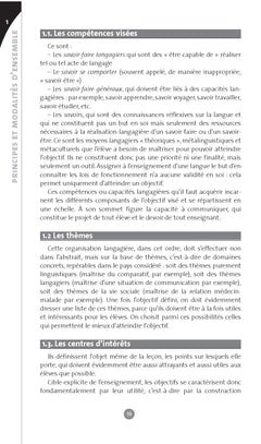 L'enseignement des langues étrangères
