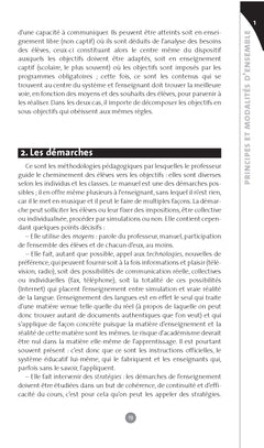 L'enseignement des langues étrangères