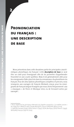 Collection F - Enseigner la prononciation du français