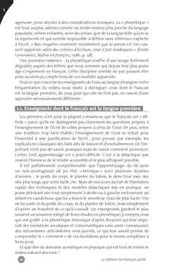 Le rythme du français parlé
