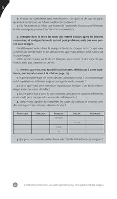 L'Intercompréhension : une autre approche pour l'enseignement des langues