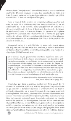 La Littérature en classe de FLE