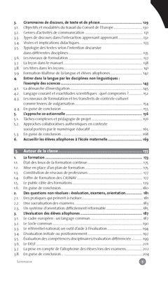 Inclure : français langue de scolarisation et élèves allophones