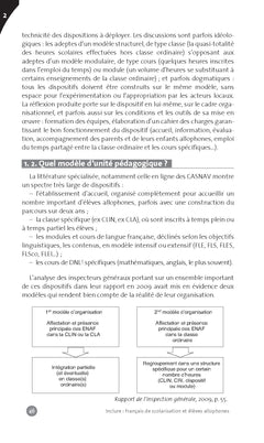 Inclure : français langue de scolarisation et élèves allophones