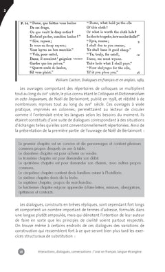 Interactions, dialogues, conversations : l'oral en français langue étrangère