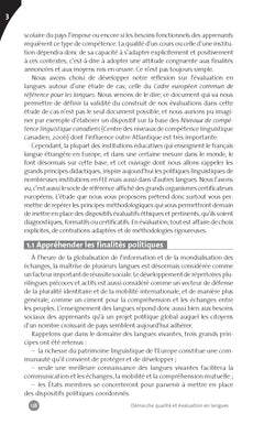 Démarche qualité et évaluation en langues