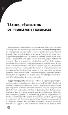 Systématisation et maîtrise de langue en FLE