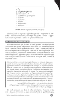 Systématisation et maîtrise de langue en FLE