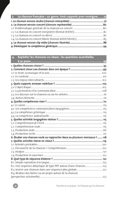 Paroles et musique : le français par la chanson