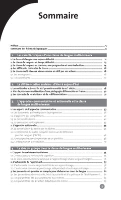 Collection F - Classe multi-niveaux et pédagogie différenciée