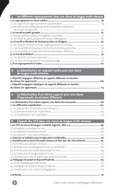 Collection F - Classe multi-niveaux et pédagogie différenciée