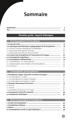 Enseigner la francophonie : principes et usages