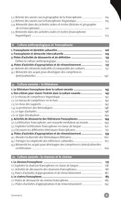 Enseigner la francophonie : principes et usages