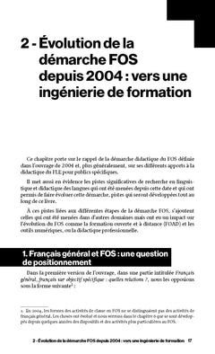 Le français sur objectif spécifique