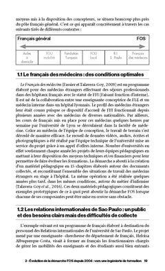 Le français sur objectif spécifique