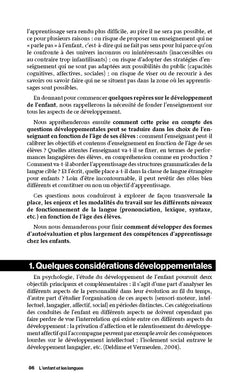 L'enfant et les langues