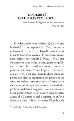 Aimez Dieu et votre prochain