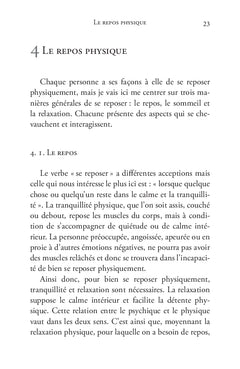 Apprendre à se reposer