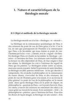 Théologie morale fondamentale I