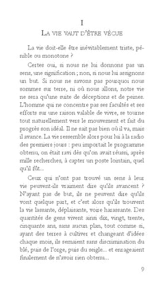 La vie vaut d'être vécu
