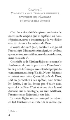La petite voie d'enfance spirituelle