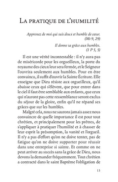 La pratique de l'humilité