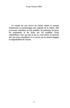 Ce que l'amour reflète