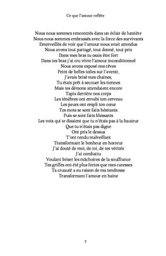 Ce que l'amour reflète