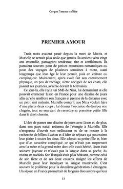 Ce que l'amour reflète