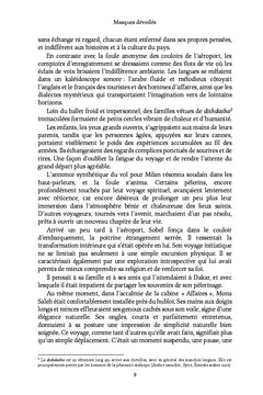 Masques dévoilés