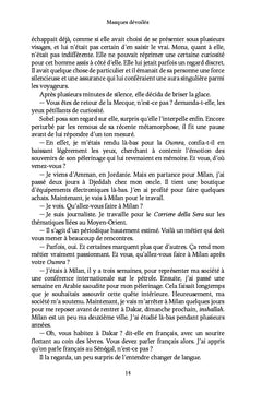 Masques dévoilés
