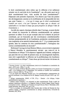 Les mots et les maux de la constitution en Afrique subsaharienne francophone