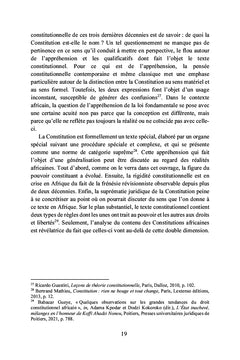 Les mots et les maux de la constitution en Afrique subsaharienne francophone